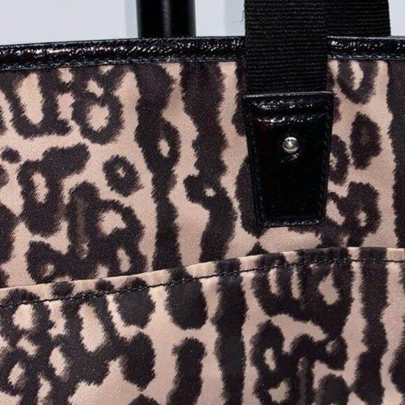 COACH w/ COA Gateway Ocelot Print Nylon Diaper Bag Large Tote - Picture 13 of 13